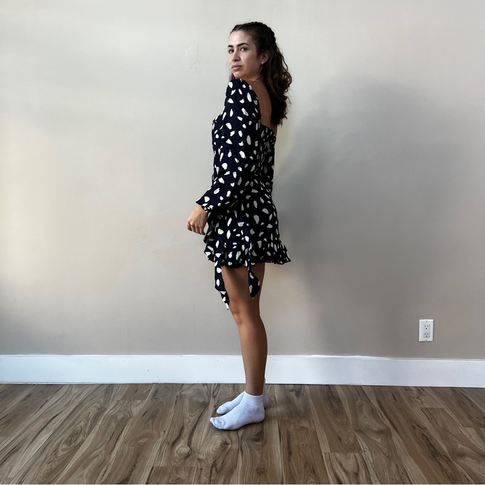 Reformation Cammi Dress | Splatter🎉SALE🎀 NEW - Picture 3 of 16